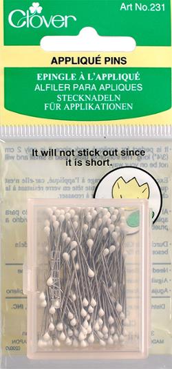 CLOVER APPLIQUE PINS