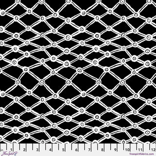 KAFFE FASSETT NETS BLACK WHITE PWBM036.BLACKWHITE