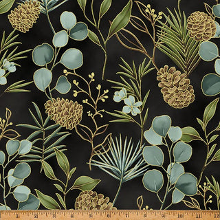 ORNAMENT GROVE BLACK GOLD Y7803-4G