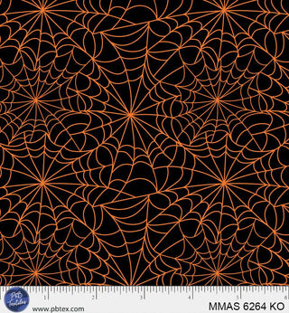 MIDNIGHT MASQUERADE SPIDERWEB ORANGE
