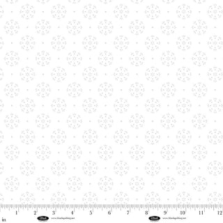 WHITE ON WHITE DOTS AND SPIKES 4326-01W