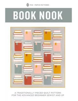BOOK NOOK PEN + PAPER PATTERN