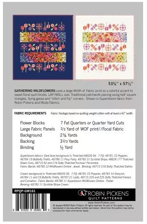 GATHERING WILDFLOWERS PATTERN BY ROBIN PICKENS