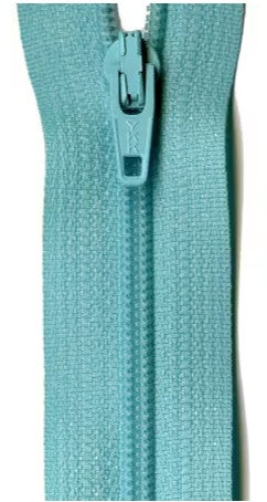 14" ZIPPER, MISTY TEAL