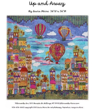 UP AND AWAY COLLAGE - LAURA HEINE, FIBERWORKS