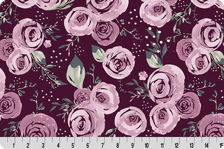 GARDEN ROSES QUILTING CUDDLE WOODROSE 43/44" QCGARDENROSES
