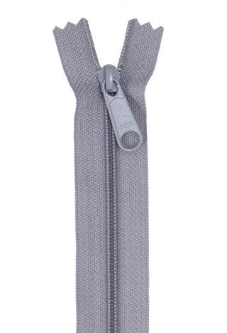 ZIPPER, 24" GUNMETAL #115, BY ANNIE