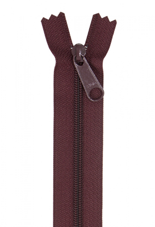 ZIPPER, 24" CRANBERRY #270, BY ANNIE