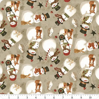 NORTHERN CHRISTMAS SNOWMEN NEUTRAL