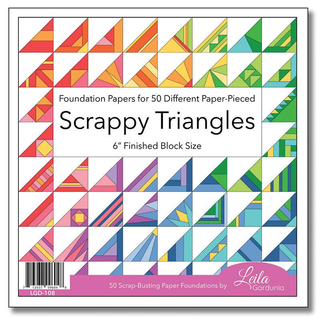 SCRAPPY TRIANGLE FOUNDATION PATPER