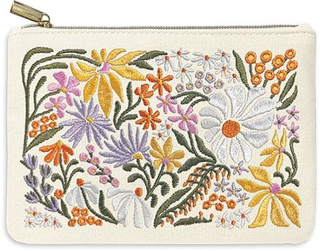 POUCH EMB WILD FLOWER 83308 LADY JAYNE