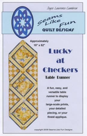 LUCKY AT CHECKERS (M) - SEAMS LIKE FUN DESIGNS