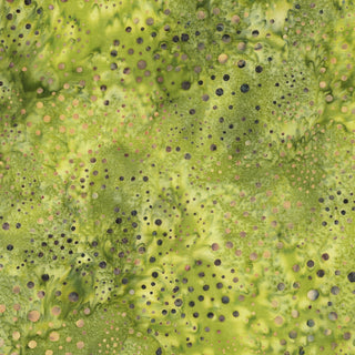 CIRCLE DOTS GREEN LEMON LIME