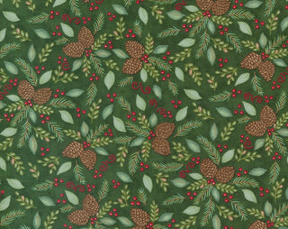 WONDERLAND WINTER PINECONES PINE 56094-14