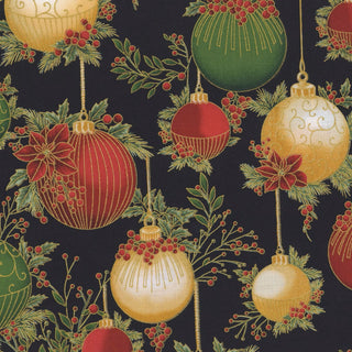 CHRISTMAS WISH BLACK GOLD Y7822-4G