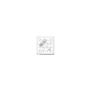 RULER HALF-SQ TRIANGLE HST 2 1/2" x 2 1/2"