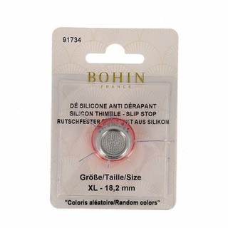 Bohin Silicon Thimble with Steel Top ~ Size X-Large Green