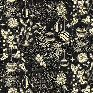 MERRY AND BRIGHT WARMTH AND CHEER BLACK