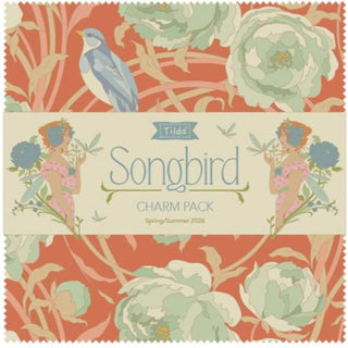 TILDA SONGBIRD CHARM PACK 5X5 SQUARES
