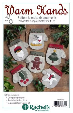WARM HANDS - RACHEL'S OF GREENFIELD (PATTERN ONLY)