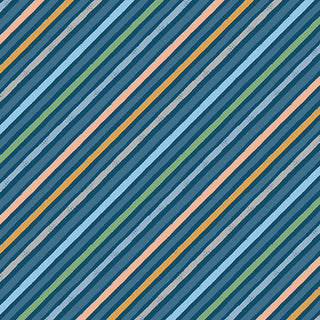 BABY DINO COMFORT FLANNEL LITTLE STRIPES NAVY 14466F56B