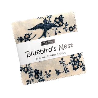 BLUEBIRDS NEST MINI CHARM, MODA 2.5X2.5 42PCS