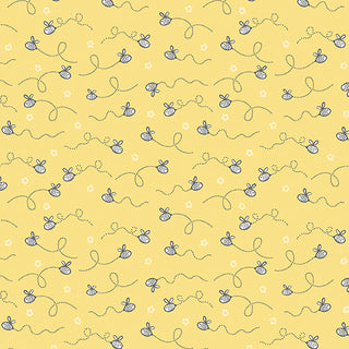 DOODLE BABY FLANNEL BABY BEE YELLOW 13227F33B