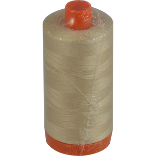 AURIFIL MAKO THREAD 50 WT, ECRU