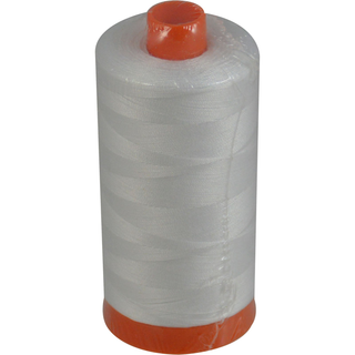 AURIFIL COTTON 50 WT THREAD, #2024-WHITE