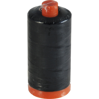 AURIFIL COTTON 50 WT THREAD, #2692 BLACK