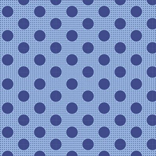 TIL130013 MEDIUM DOTS DENIM BLUE