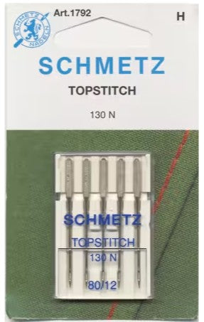 SCHMETZ TOPSTITCH NEEDLES, 80/12