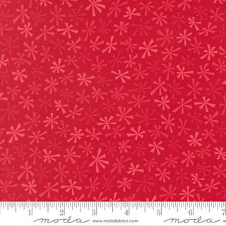 SNOW TIME TINSEL POINSETTIA RED 22507-14
