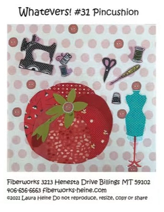 PINCUSHION (M) - LAURA HEINE - FIBERWORKS