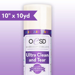 ULTRA CLEAN & TEAR STABILIZER 10" X 10 YDS