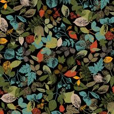 GREAT OUTDOORS COMFORT FLANNEL FALL FOLIAGE BLACK 14662F12B