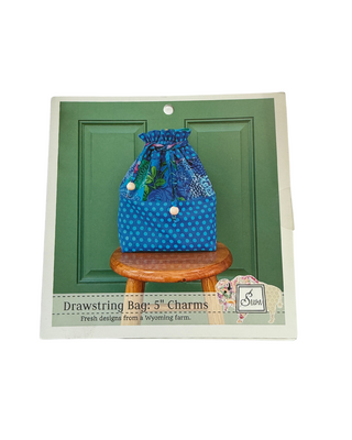 Drawstring Bag: 5" Charms by Sewn Wyoming
