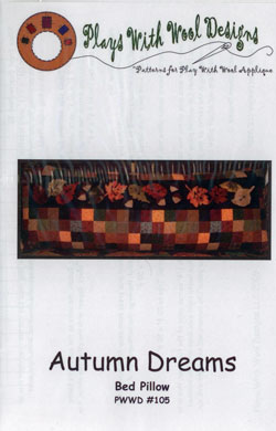 Autumn Dreams Bed Pillow   Plays with Wool Designs