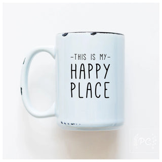 HAPPY PLACE MUG BLUE