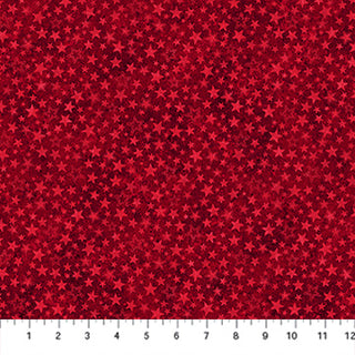STARS AND STRIPES TONAL STARS RED 29050-24
