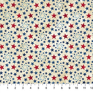 STARS AND STRIPES PINWHEEL STARS 29048-12