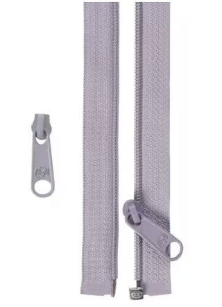 50" SEPARATING ZIPPER + EXTRA SLIDE APEWTER BYANNIE