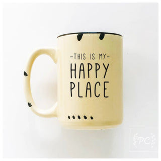 HAPPY PLACE MUG YELLOW