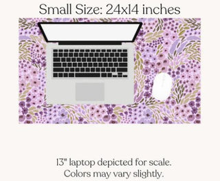 LILAC FLORAL DESK PAD