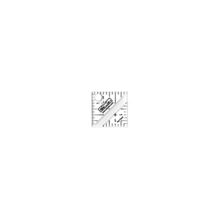 HALF SQUARE TRIANGLE RULER 1.5" X 1.5"