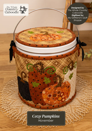 Caboodle Canister Cozies  Machine Embroidery - November 2026