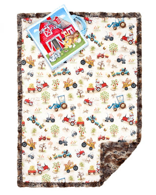 BARNYARD READ TO ME - CUDDLE KIT, 58" X 68"