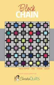 BLOCK CHAIN - CHRISTA QUILTS