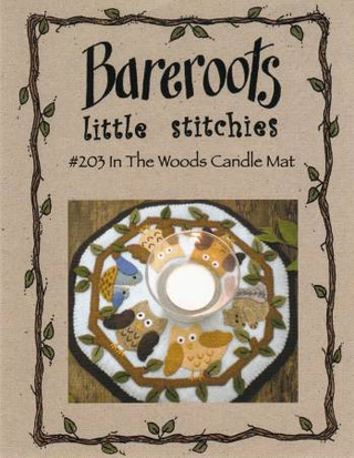 IN THE WOODS CANDLE MAT PATTERN