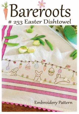 EASTER DISHTOWEL #253 - BAREROOTS